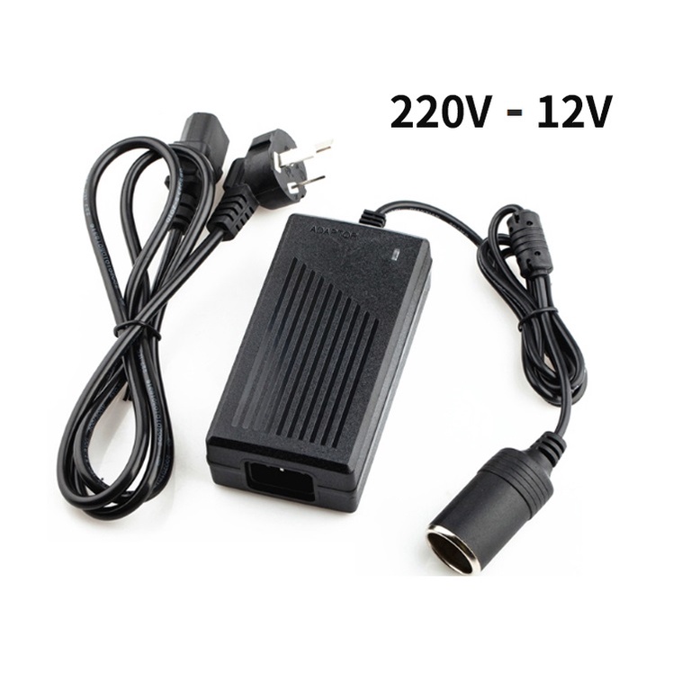 Bộ chuyển đổi nguồn điện cao cấp 220V- 12V-120W 10A đầu cắm ô tô, bộ đổi nguồn 220V sang 12V lỗ tẩu