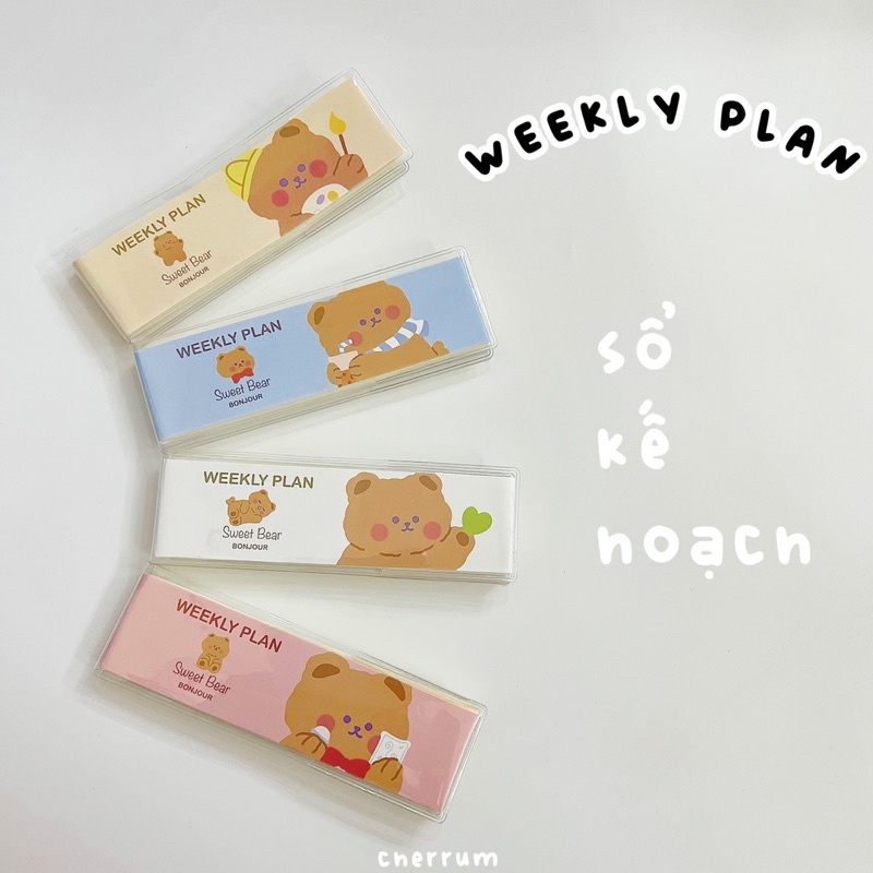 𝗖𝗵𝗲𝗿𝗿𝘂𝗺 / 𝗦𝗼̂̉ 𝗸𝗲̂́ 𝗵𝗼𝗮̣𝗰𝗵 𝗪𝗲𝗲𝗸𝗹𝘆 𝗣𝗹𝗮𝗻 𝗺𝗶𝗻𝗶 𝗰𝗮̂̀𝗺 𝘁𝗮𝘆 𝘁𝗶𝗲̣̂𝗻 𝗹𝗼̛̣𝗶 𝗱𝗲̂̃ 𝗱𝘂̀𝗻𝗴 ( 𝗵𝟮𝘀𝘁𝗼𝗿𝗲𝗲 )