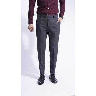 Quần Âu Nam Công Sở VENISCE - Màu Ghi Đậm (32287-70), Chất Liệu Sợi Vải Cotton, Thoải Mái Vận Động