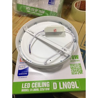 Rạng Đông_Đèn LED ốp trần (D LN09L 225/18W)-6500K, 3000K