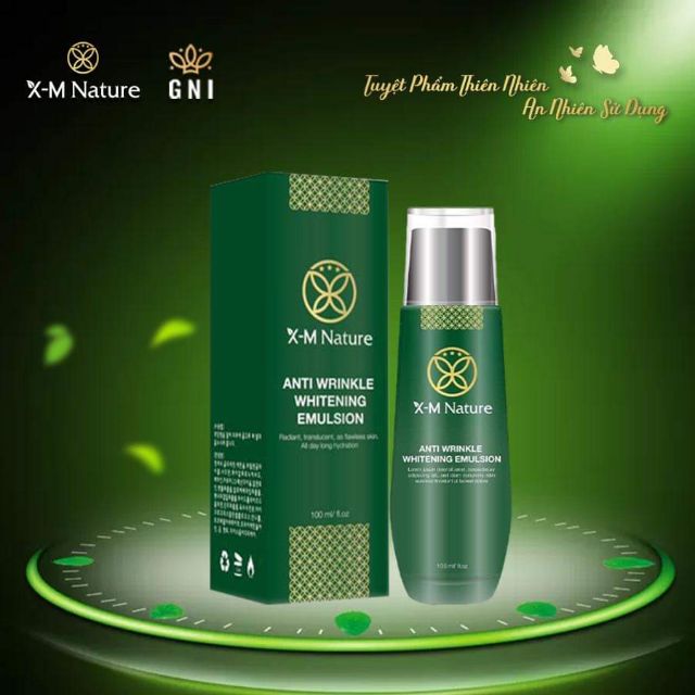 Toner sữa nuôi dưỡng trắng da X-M  NATURE  100%