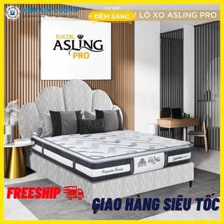 Nệm lò xo KIM CƯƠNG túi độc lập ASLING PRO đệm cao cấp chính hãng chuẩn khách sạn giá rẻ LX114