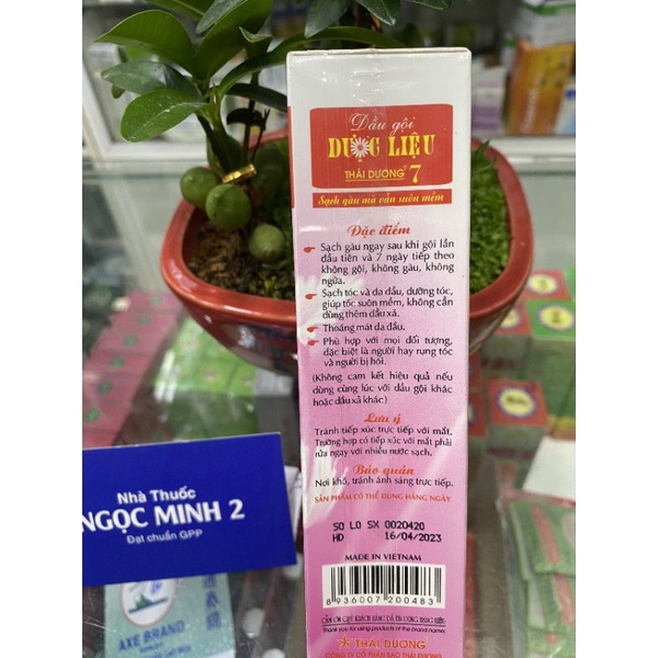 ✅ [Chính Hãng] Dầu gội dược liệu Thái Dương 3 và 7 giúp tóc mềm mượt và sạch gàu