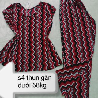 Size 4- đồ bộ dài thun gân