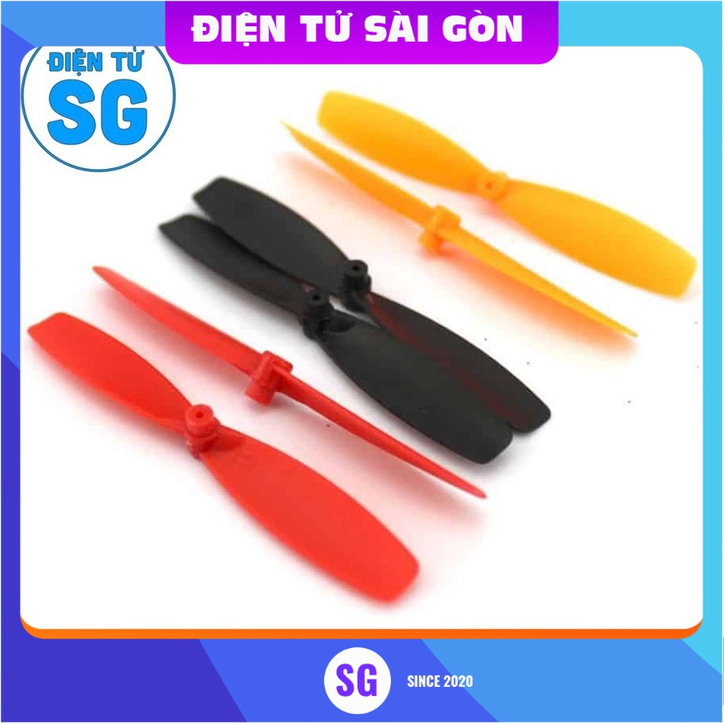 Bộ 2 cánh quạt thuận nghịch 75mm trục 1mm  60mm-Trục 1mm 108mm-Trục 2mm