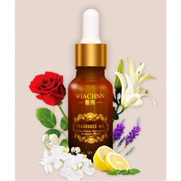 Lọ tinh dầu nguyên chất WIACHNN 20ml 100% nguyên chất treo xe, nhà tắm, treo tủ quần áo.