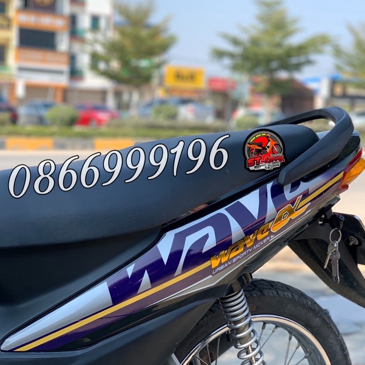 TEM RỜI WAVE ALPHA MẪU HÓT. ĐỦ MÀU. Dán cho Wave 50cc/100cc/110cc ( Tem 3 lớp chống nước chống bay màu )