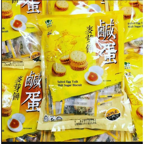 Bánh quy trứng muối Đài Loan túi 500g [CHÍNH HÃNG 100%] -MIT- ĂN VẶT- ĐÀI LOAN