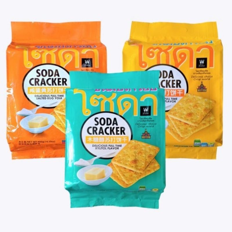 Bánh Quy Mặn Soda Cracker Thái Lan 400g