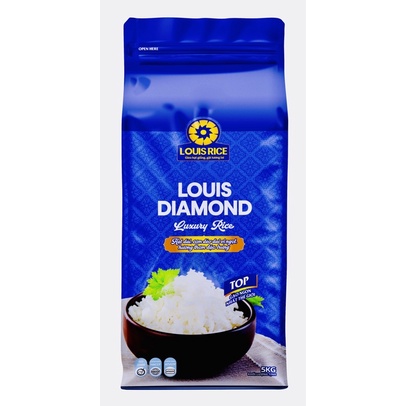 Gạo LOUIS DIAMOND -ST25 ( Hạt Dài ,Mềm Ngọt ,Thơm Nhiều ,Hàng Xuất Khẩu )