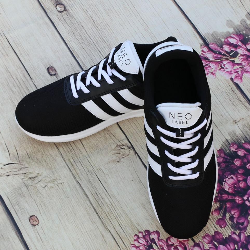 [Chính Hãng] Giày Adidas Nam Thời Trang đen kẻ trắng [QNS] . 2020 new . 2020 ️🥇 New ✔️ 2020 new . ⋆