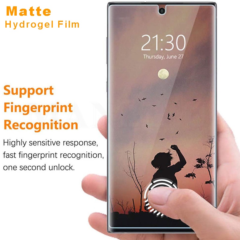 Mờ / Matte Kính Cường Lực Bảo Vệ Màn Hình Cho Samsung Galaxy S20 S21 Ultra / Plus S8 + S9 + S10 + S10 Note 10 Lite 8 9 Note 20 Ultra A12 A32 A42