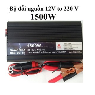 Bộ kích điện inverter 1500W - 12V lên 220V