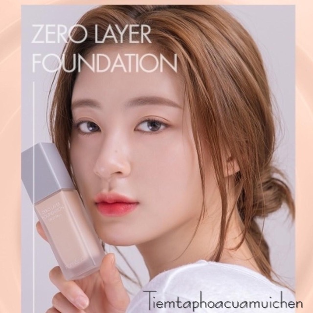 KEM NỀN MỎNG NHẸ TỰ NHIÊN CHO LỚP NỀN HOÀN HẢO ROMAND ZERO LAYER FOUNDATION 35ML CHÍNH HÃNG - 9868