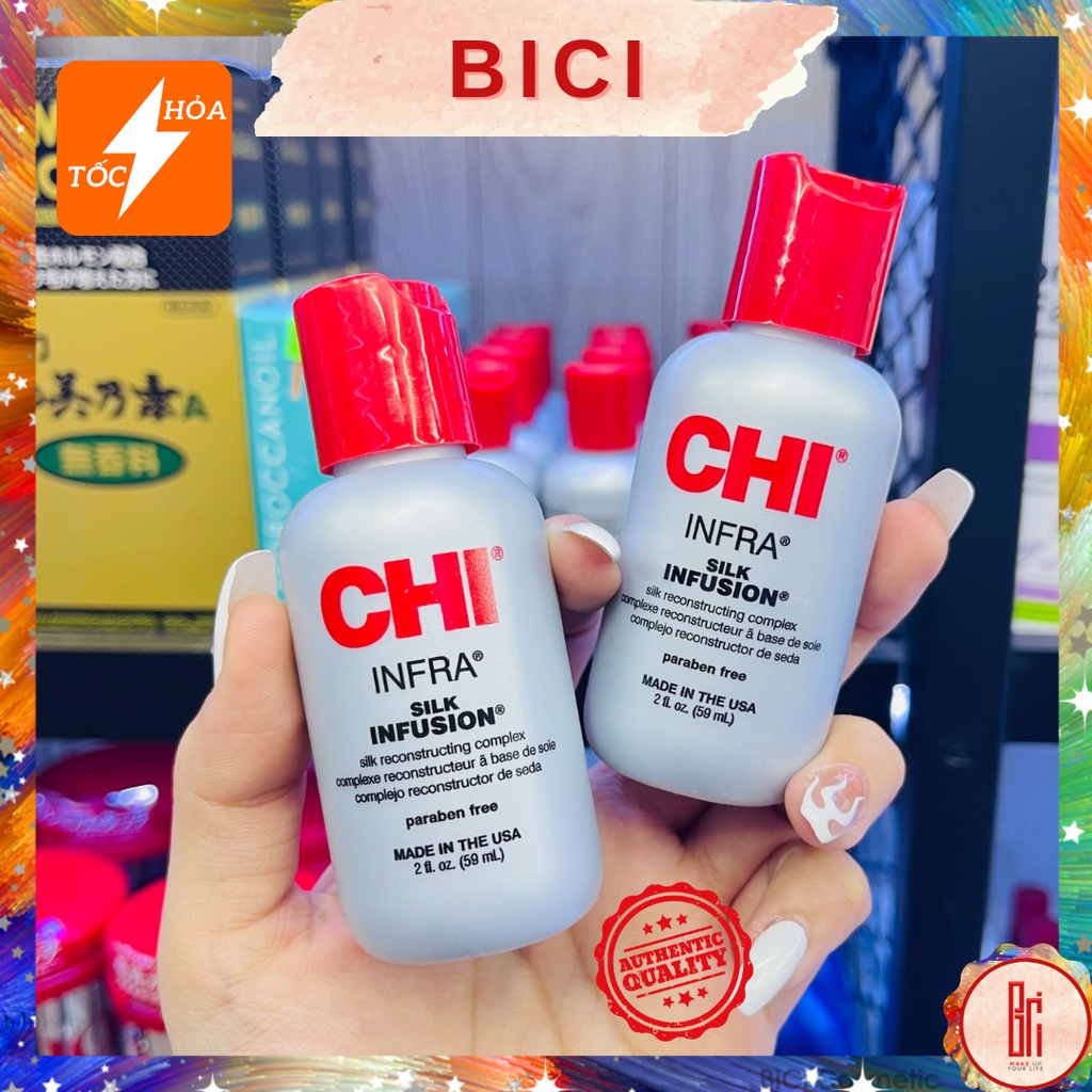 Tinh Dầu Dưỡng Tóc Bóng Khỏe CHI Infra Silk Infusion - 50ml