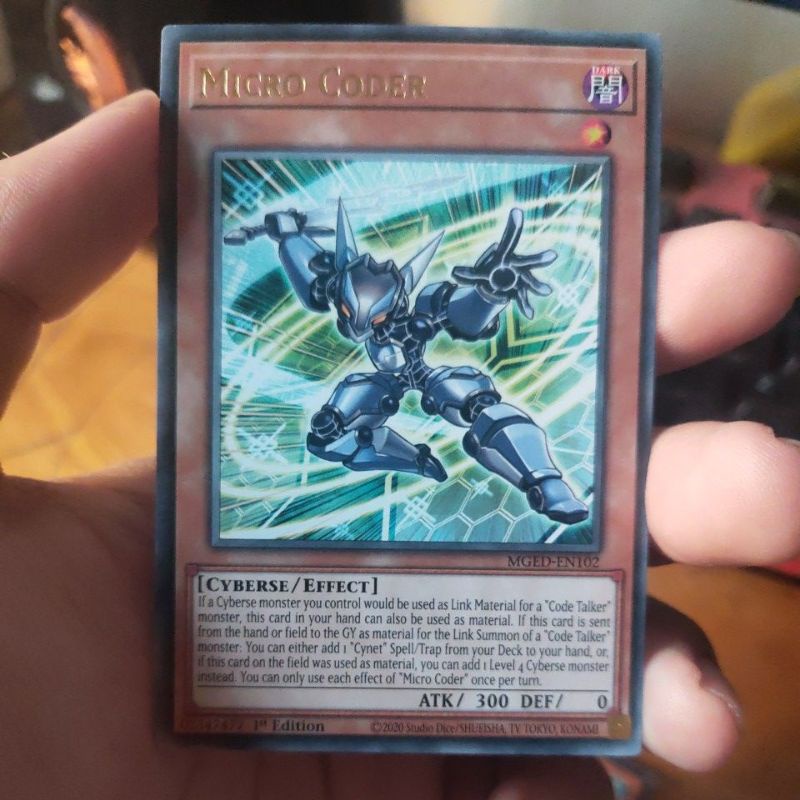 Thẻ bài Yugioh Micro Coder - Rare
