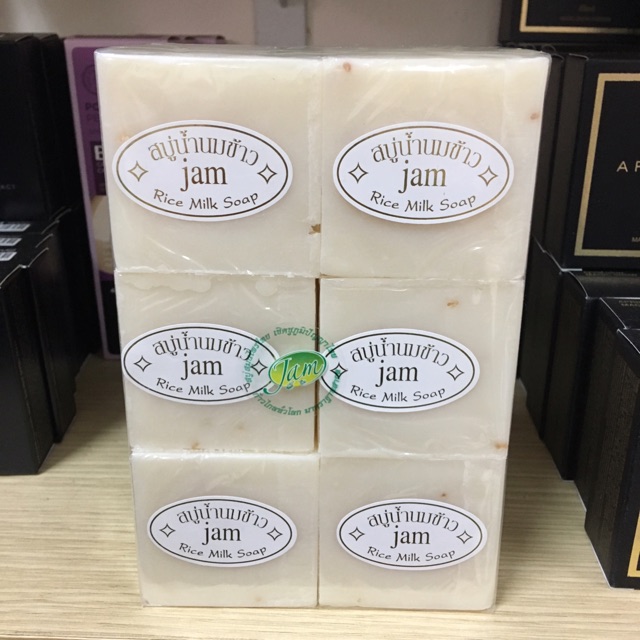 Xà phòng 💋FREESHIP💋 Xà phòng tắm JAM RICE MILK SOAP 50g Sữa Cám Gạo Thái Lan | BigBuy360 - bigbuy360.vn