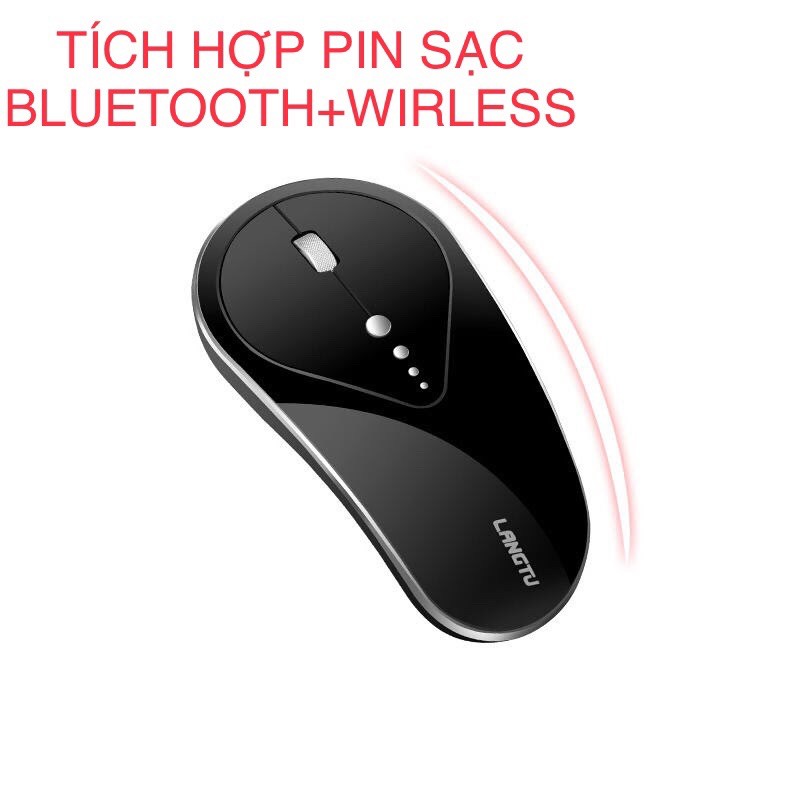 Chuột không dây bluetooth tích hợp pin sạc T1