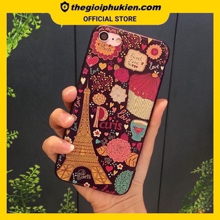 Ốp lưng dẻo iphone Love Paris 3D từ 6 đến XS max - a01i