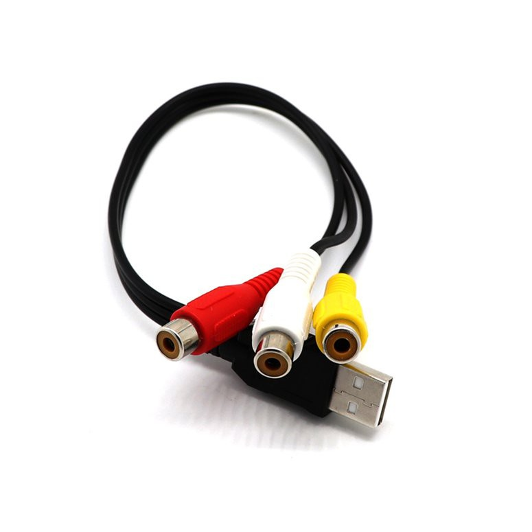 Cáp Chuyển Đổi Âm Thanh Từ Usb A Sang 3 Rca Av A / V Tv 3rca