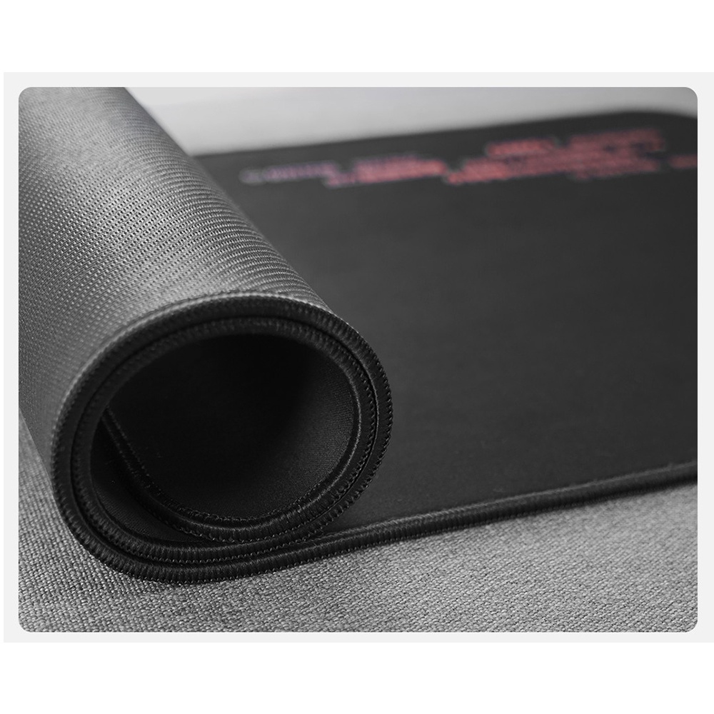 Tấm lót chuột chơi game MIIIW cỡ lớn màu đen bằng cao su sử dụng tại nhà/văn phòng