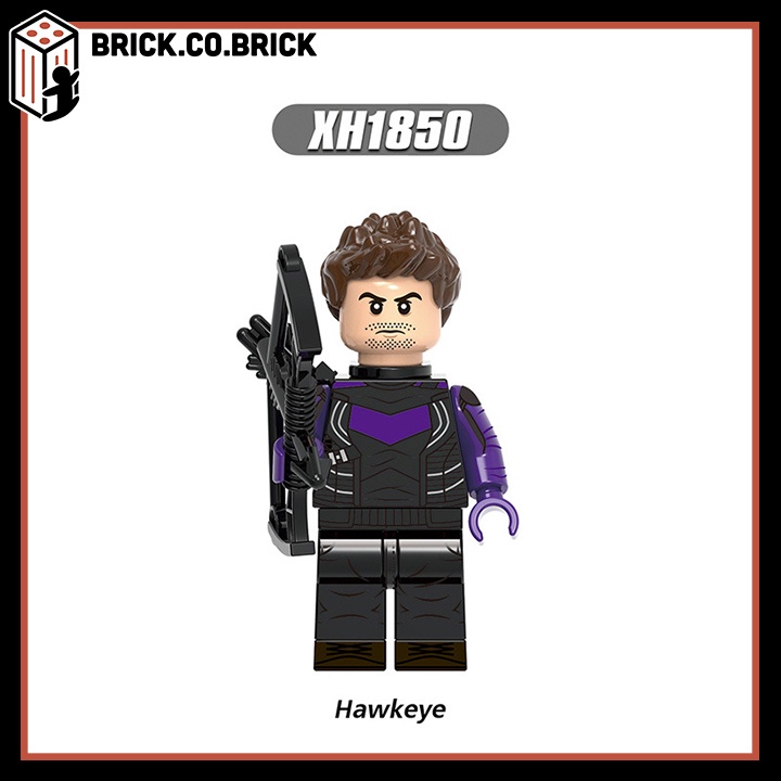 Nhân vật Minifig Siêu anh hùng Marvel Comics Đồ chơi Lắp ráp Hawkeye Belova Kingpin X0330