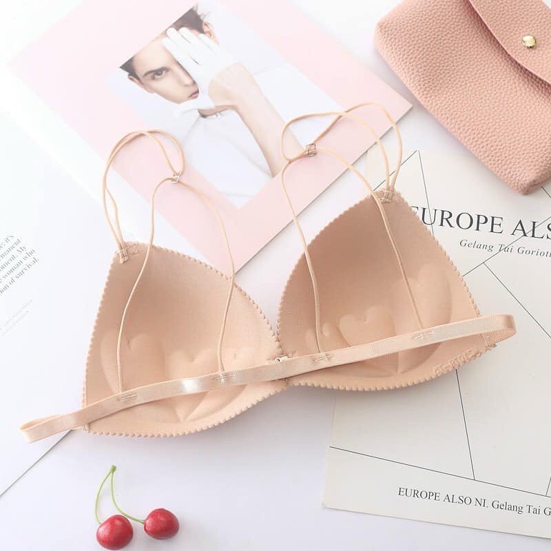 Áo bra su đúc dây mảnh đệm tim cài khuy trước sexy 820 hottrend