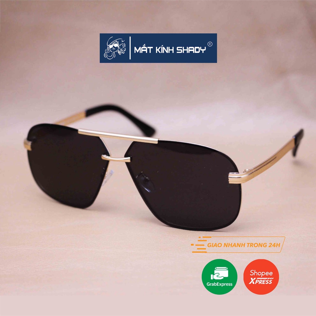 Kính Mát Hợp Kim Nam Shady Tròng Phân Cực - MK929 (Đen)