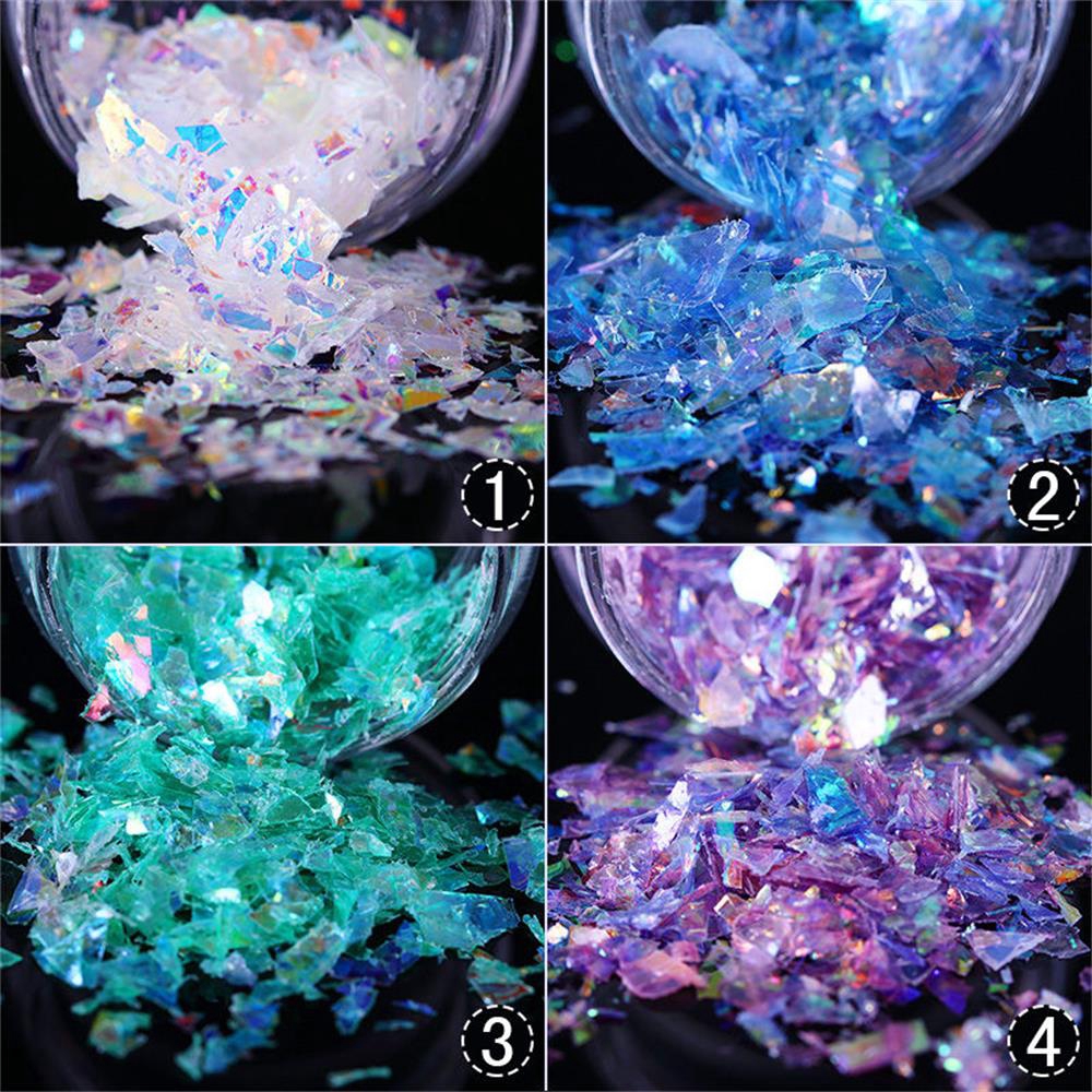 [Hàng mới về] Bộ 4 hộp sequin trang trí móng tay đẹp mắt