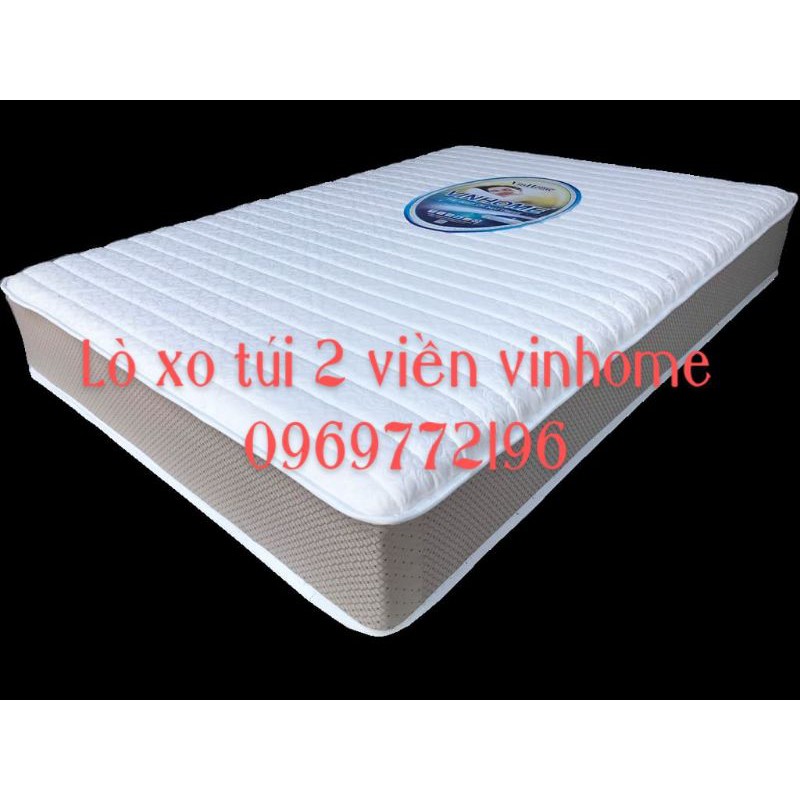 Nệm lò xo túi VinHome 1m6x2m dày 25cm - bảo hành 15 năm - Giao hàng miễn phí nội thành SG