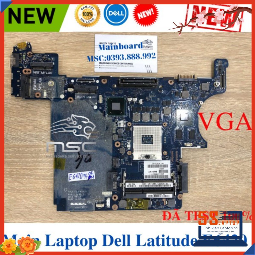 [GIÁ SỐC]Main Laptop Dell E6420 Latitude (Intel® Core) / VGA NVIDIA GeForce GT540m LA-6592P