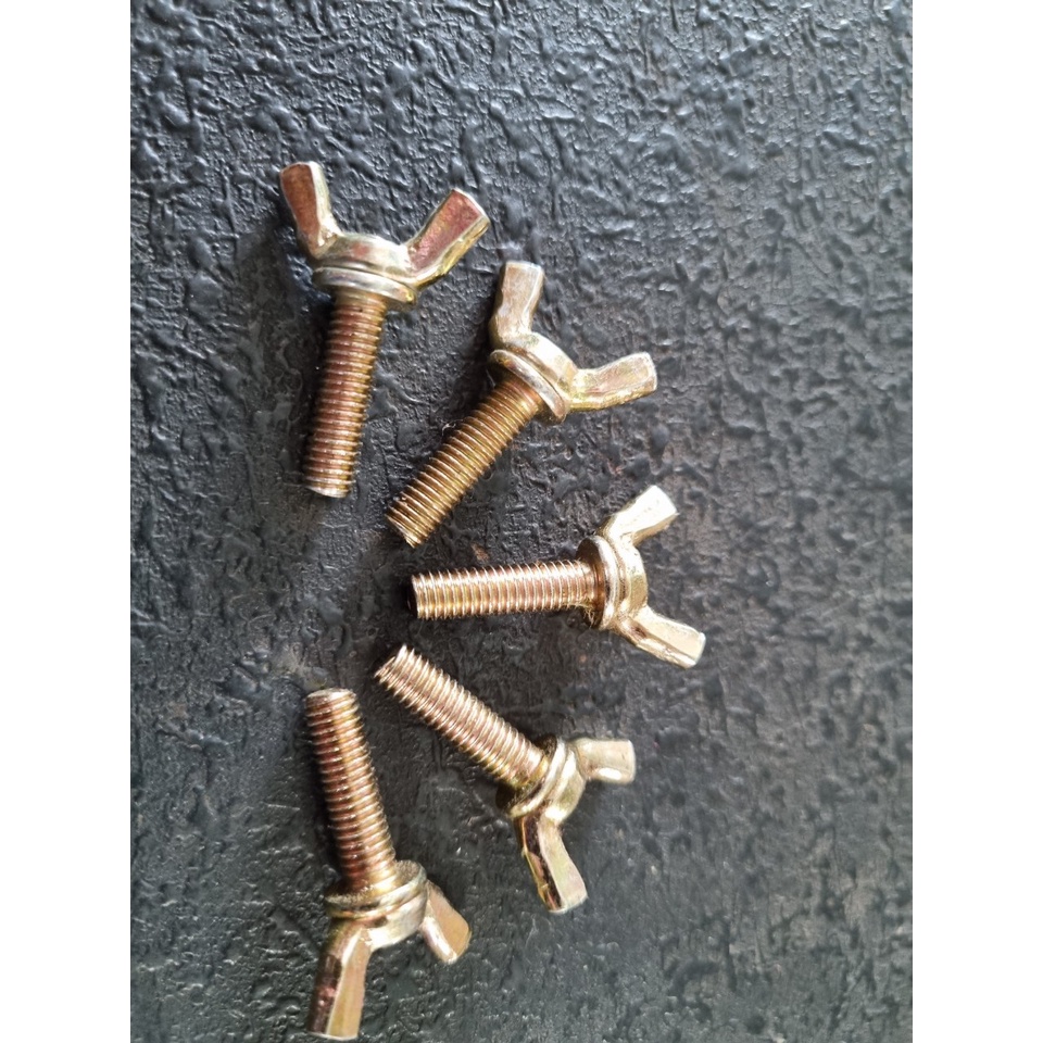 Bulong tán chuồn, bulong tai hồng M6x15 - 1set 20 CÁI