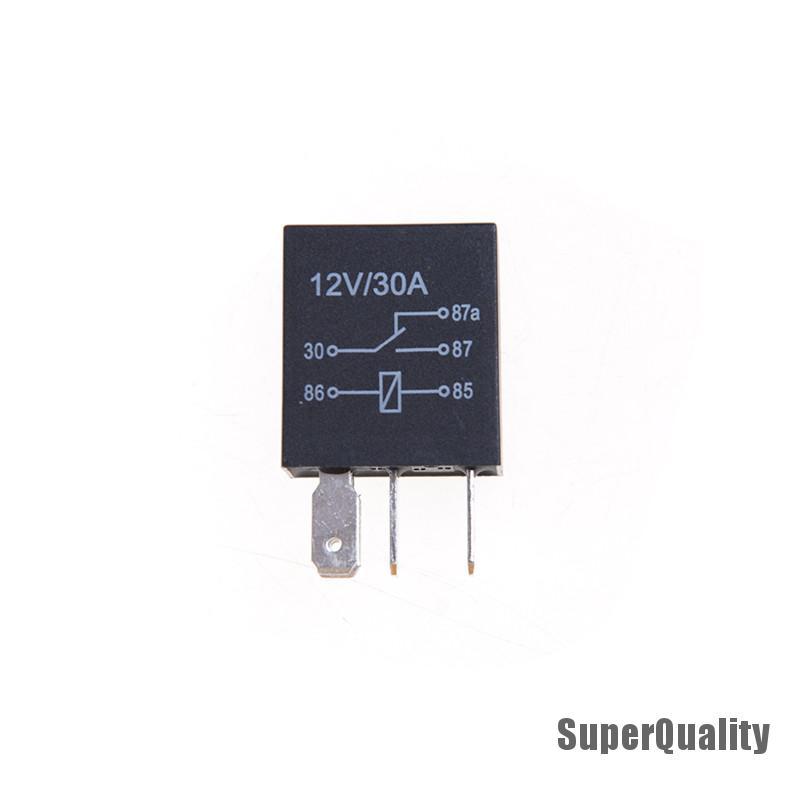 Rơ Le Thay Thế Dc 12v 5 Pins 30a Chuyên Dụng Cho Xe Hơi / Xe Máy