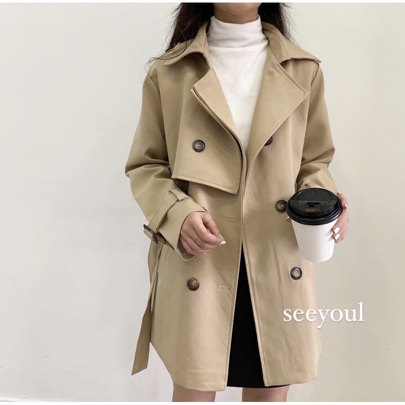 ÁO TRENDCOAT CAO CẤP CHẤT DÀY DẶN 2 LỚP ( HÌNH THẬT SHOP CHỤP)