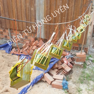 Biến áp 14 d718 (Giá khuyến mãi). Biến áp quấn sẵn 2 vế c chung 14d + 2 đệm (có sơ đồ đấu nối và điện trở kèm theo)