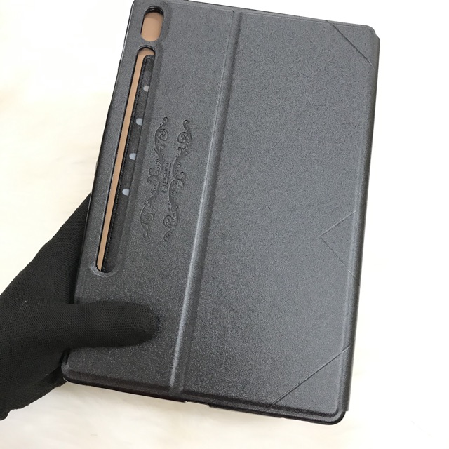 Bao Da Samsung Tab S6 10.5 Inch T860 Hiệu Lishen Lưng Dẻo Màu Đen