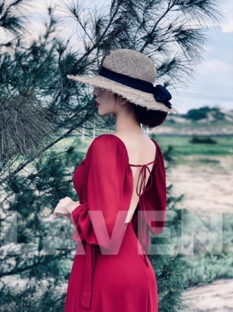 Đầm maxi đan dây lưng - voal kèm mút ngực | BigBuy360 - bigbuy360.vn