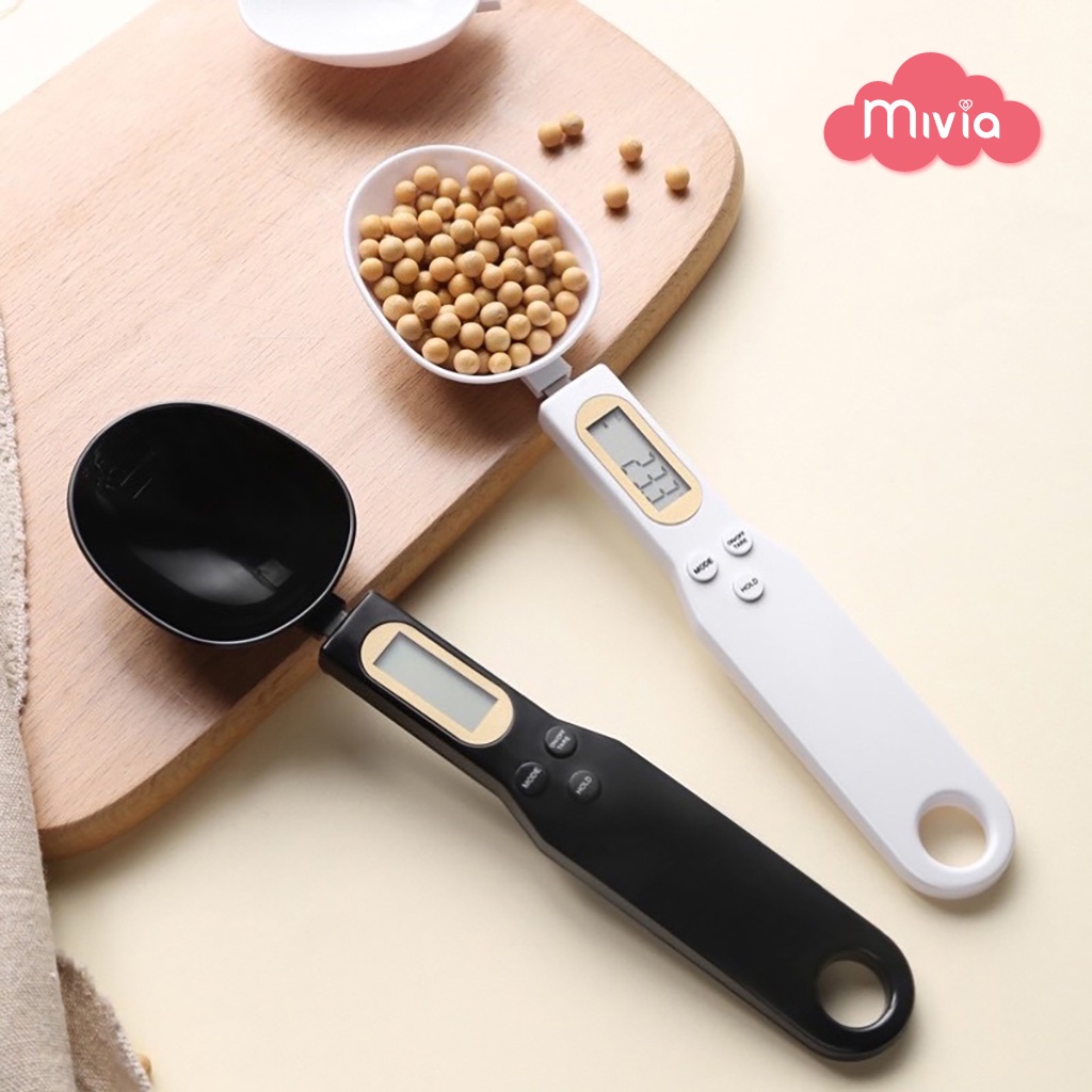 Thìa cân điện tử, cân tiểu ly dạng thìa đong gia vị, đồ ăn dặm cho bé 500/0,1g