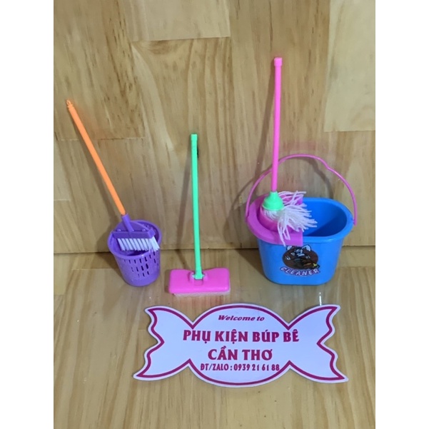 Set 9 dụng cụ vệ sinh cho nhà bup bê