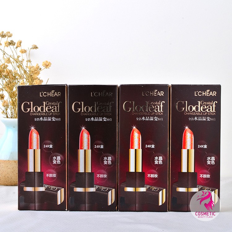 Son Thạch L'CHEAR Crystal Glodeaf Changeable Lip Stick Dưỡng Môi Có Màu P585