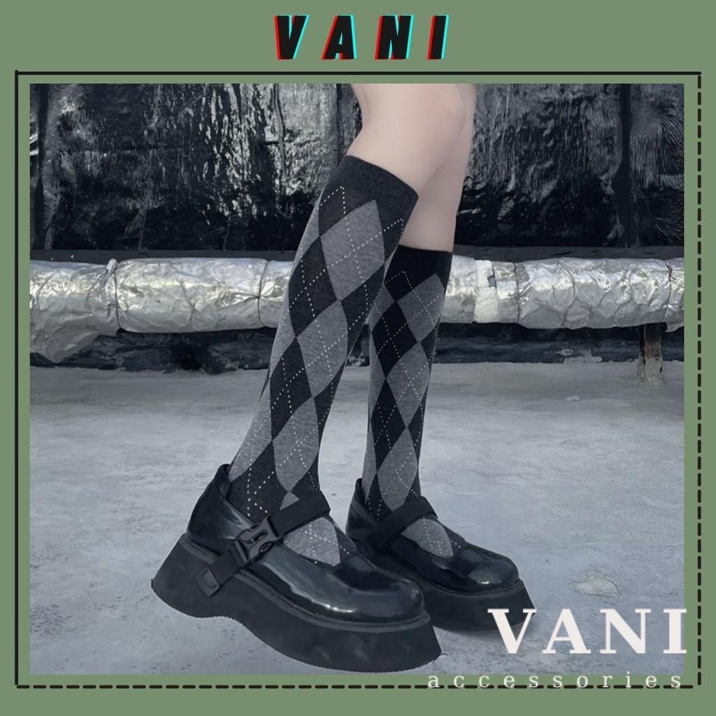 Tất Vớ Unisex Quả Trám Cổ Cao - Vani Store [TAT00135]