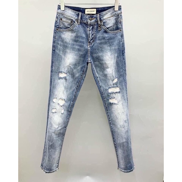 💥CHUẨN 1:1💥Quần Bò Gu Cì nam hàng xuất khẩu_Quần Jeans Gu Cì chất bò nhập khẩu New