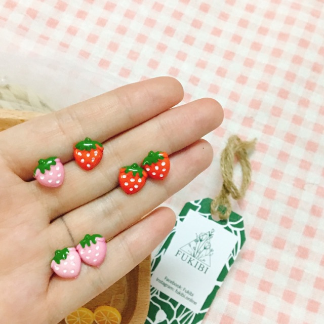 BÔNG TAI TRÁI CÂY CỰC YÊU ẢNH THẬT