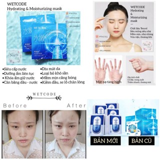 WETCODE mask Mặt nạ cấp nước phục hồi căng bóng se lỗ chân lông kiềm dầu