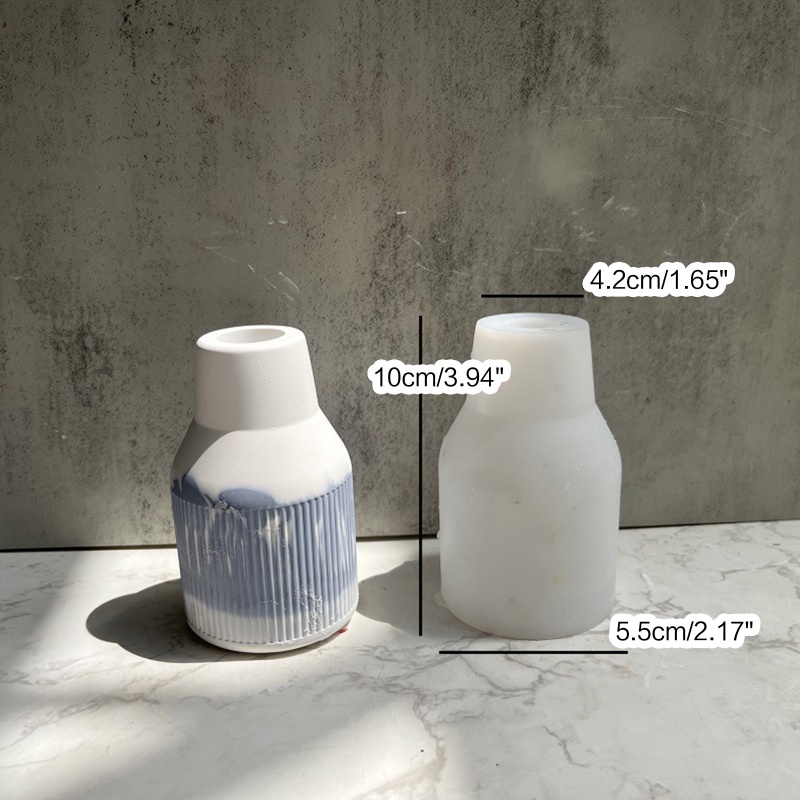 Khuôn Silicone Làm Chậu Hoa 3D Thủ Công