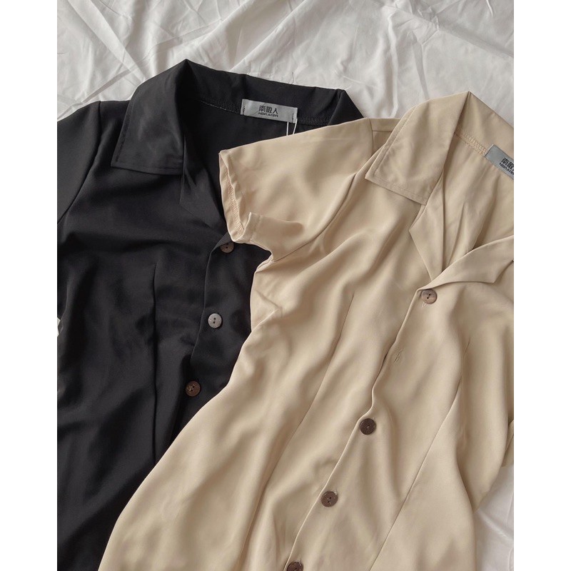 váy cổ vest 2 màu (ảnh thật) | BigBuy360 - bigbuy360.vn