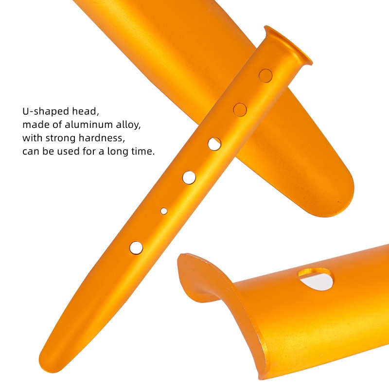 1 Cọc Dựng Lều Hình Chữ U 31cm Bằng Nhôm