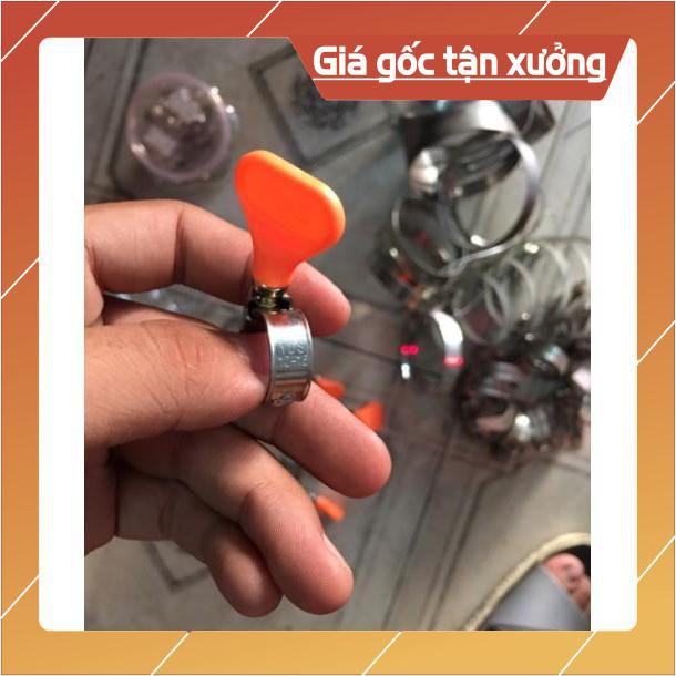 Cổ dê, đai siết ống inox có tay vặn -  đủ size - dùng để siết ống tiện lợi dễ sử dụng chắc chắn siêu bền