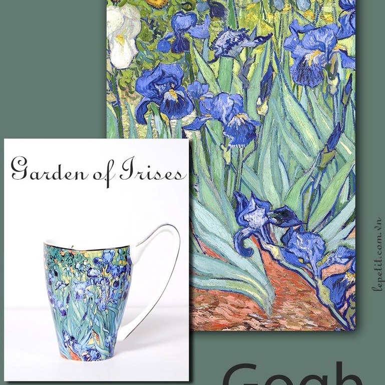 Ly gốm tranh vẽ Vincent van Gogh