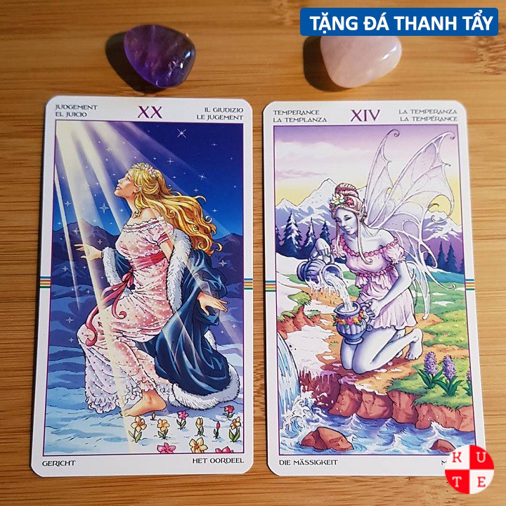 Bộ Bài Wheel Of The Year Tarot 78 Lá Bài Tặng File Tiếng Anh Và Đá Thanh Tẩy B11